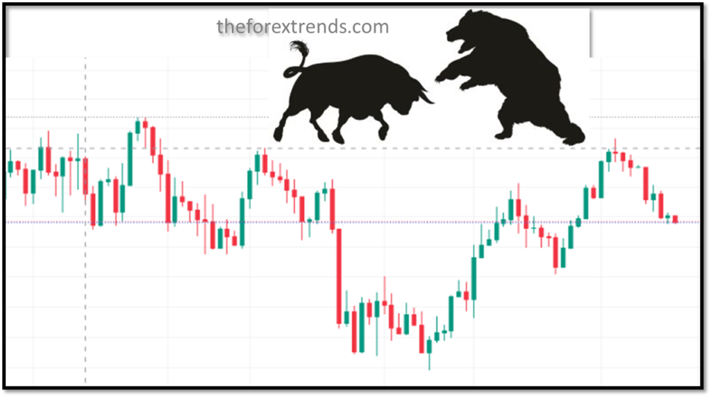  Image showing forex Market participants: Bulls and Bears